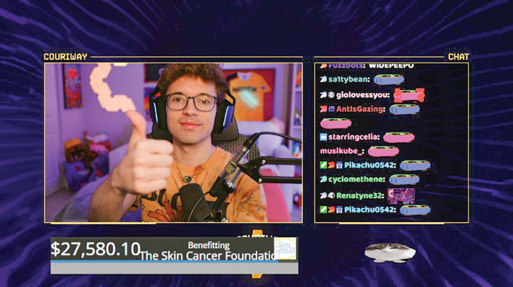 When lightning-fast Minecraft player Anthony Salzarulo (aka Couriway) learned that his girlfriend was diagnosed with melanoma, he snapped into action to help.